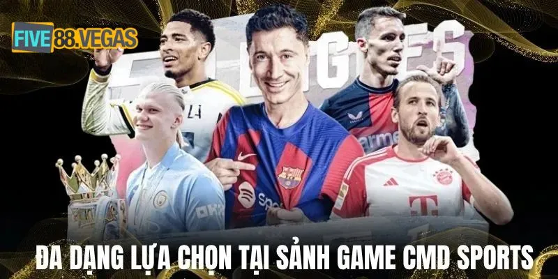 Đa dạng lựa chọn tại sảnh game CMD Sports